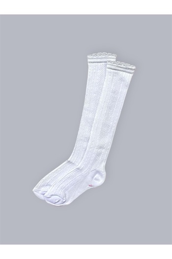 s.t. sebat tekstil Patterned Knee-High Socks Girls' Socks Sb709