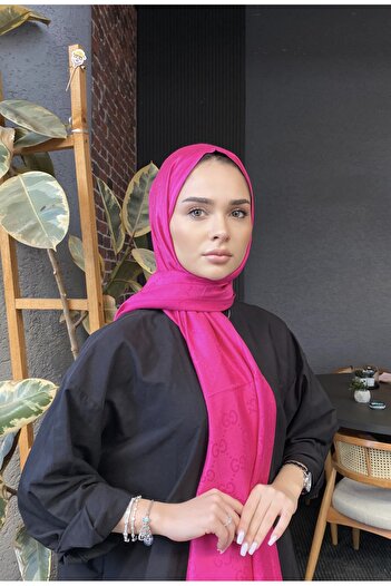 Webinay Home G Pattern Double-Sided Cotton Silk Shawl 4 Seasons Cashmere Shawl Scrafs