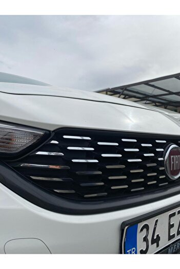 Fiat Egea Sedan Ön Panjur Sticker 2019-2020 Öncesi Krom Şablonlu