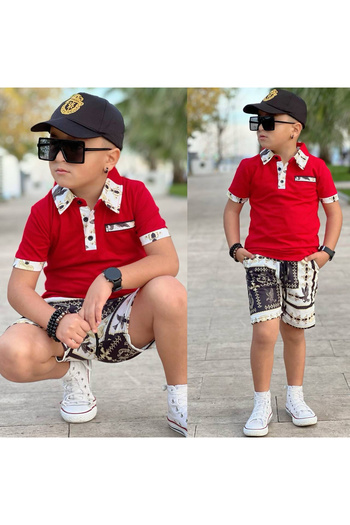ixoskids club Boy's shorts suit minah-07120004