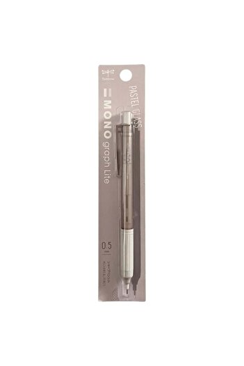 Tombow Mono Graph Lite Pastel Glass Color 0.5mm Mechanical Pencil Soft Mocha / Mlg507Lpk