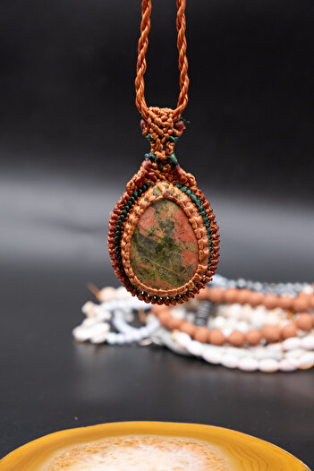 Serenite Collection Makrome El Örmesi Kolye