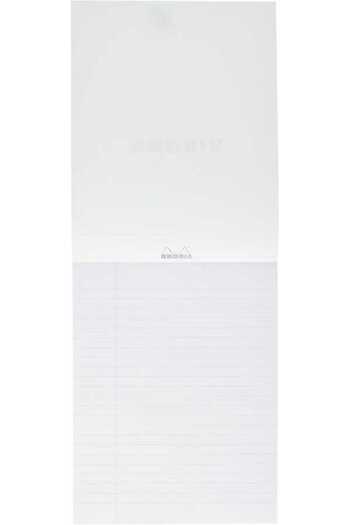 Rhodia White Bsc 80 Sheets A5 Lined Block Notebook