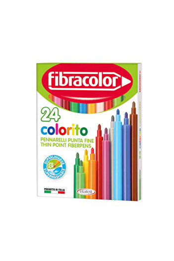 Fibracolor Colorito Felt Tip Pen 24 Colors