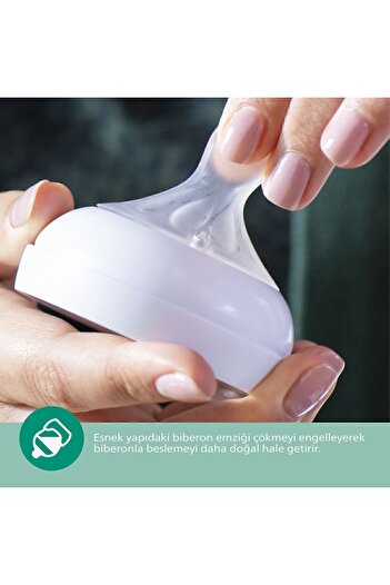 Philips Avent Natural Response Doğal Tepkili Pp 2'li Biberon Seti, 125ml, 0 Ay & 260ml, 3 Ay - Cam Değildir.