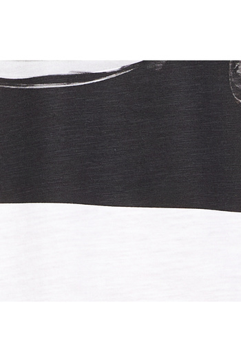 Sisley Crew Neck T-Shirt Men White 100% Cotton 324P3Wf0S103M