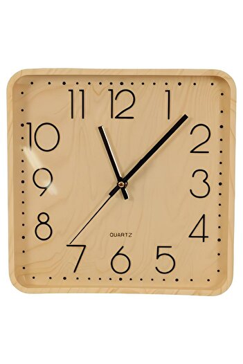 ALSAIF KITCHEN Square decorative wall clock that combines luxury and elegance, beige color