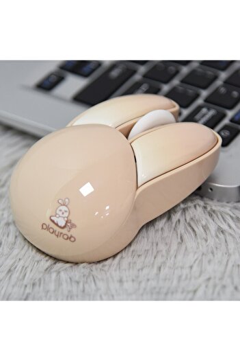 Choice Milk tea Color MOFII Wireless Silent Mouse, Cute Rabbit Design, 2.4 GHz USB Mini Receiver Optical M