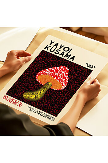ARTHOUSECOLLECTIVE Yayoi Kusama Poster - Japanese Artworks - Painting No Framed Poster in Dimensions