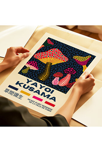 ARTHOUSECOLLECTIVE Yayoi Kusama Poster - Japanese Artworks - Painting No Framed Poster in Dimensions