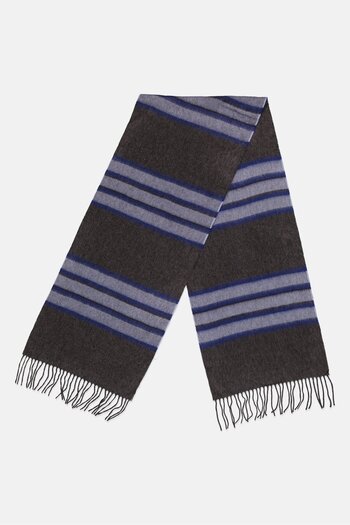 Club Room Men Solid Scarf 180 x 30 Cm, Charcoal Combo