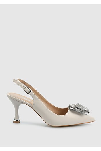 Provoq Ekru Kadın Stiletto