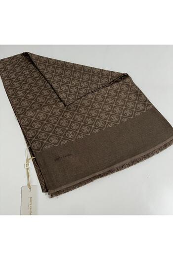 Pierre Cardin Σάλι Elegans Monogram-75 X 190-090700-932 Καφέ