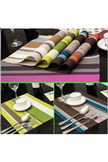 Other 2Psc Multi Strape Design Washable Table Mats