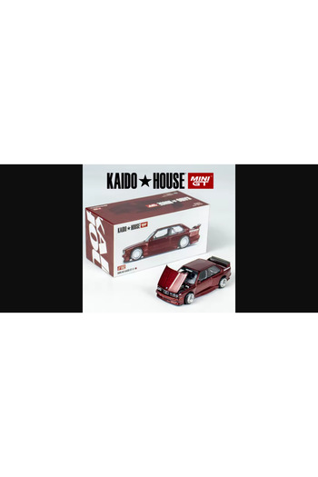 mini gt Kaido House Bmw M3 (E30) Burgundy Color New