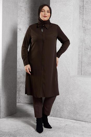 Alvina Brooch Detailed Tunic 20625