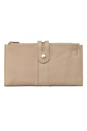 delis Women's Wallet, Milada Pt1227, Natural Leather, Cream