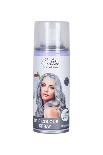 colier Kolier Temporary Hair Color Spray - White, 138ml - Silver Shine