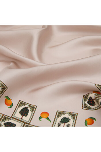 ipekevi Stone El-Hamra Palace Tivil Silk Scarf