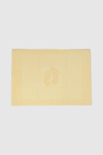 birizmoda Winter Soft Foot Towel - Bath Mat 50X70 - Yellow