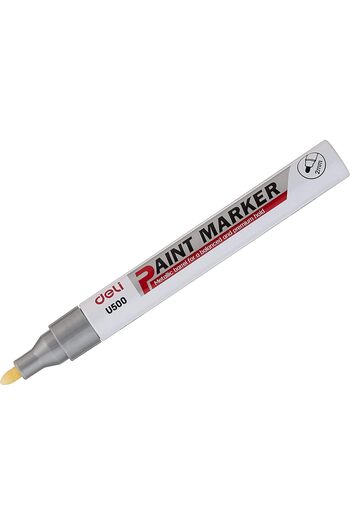 Deli Paint Bullet Marker 12 Set, 2 mm Size, Silver Color