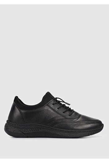 Eclipse Leather Black Women's Shoes