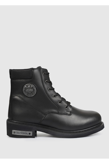 Harley Davidson Ανδρικές δερμάτινες μπότες Jim Black Oil 025M100128