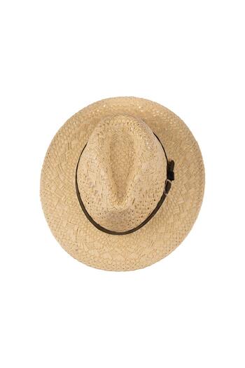C&City Men's Belt - Detailed Straw Hat (Beige) Y24750-13