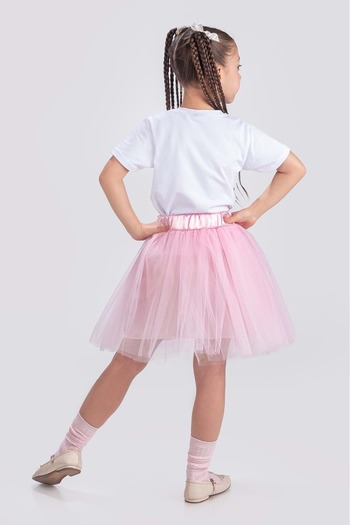 Mnk Baby&Kids Pink Röshane Girl's Skirt M00727