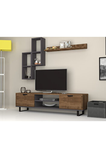 SAHABA Lonsa-br brown and gray TV table model