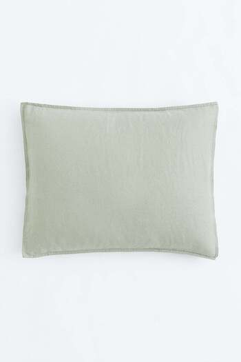 H&M Washed linen pillowcase