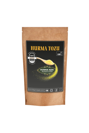 Hurma Aşkı Hurma Tozu 100 Gr