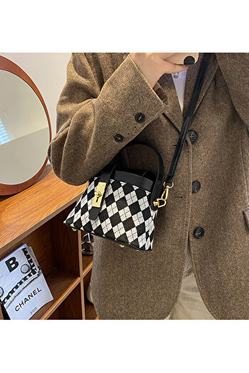 ETG Crossbody Bucket Bag Handbag Shoulder Crossbody Bag