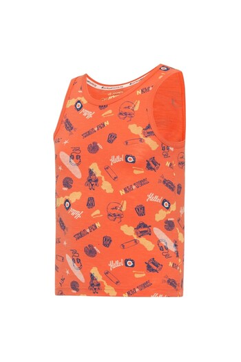JOCKEY Young Casuals Boys Printed Tanktop CB01-0103-Ember Glow