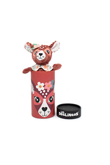 les deglingos PLUSH SMALL SIMPLY MELIMELOS THE DEER IN BOX