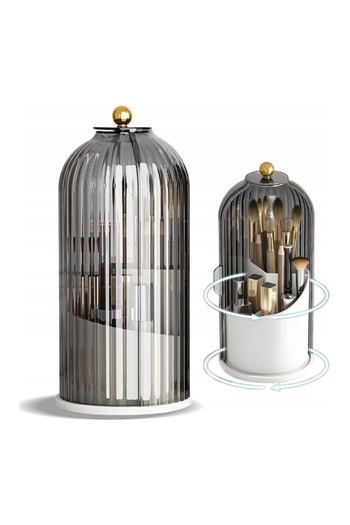 ECARLA Brush organizer, rotating, graphite, 27x12.5 cm, Ecarla