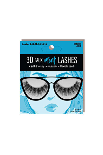 L.A Colors 3D Faux Mink Lashes - CBEL303