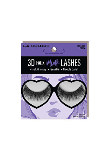 L.A Colors 3D Faux Mink Lashes - CBEL309