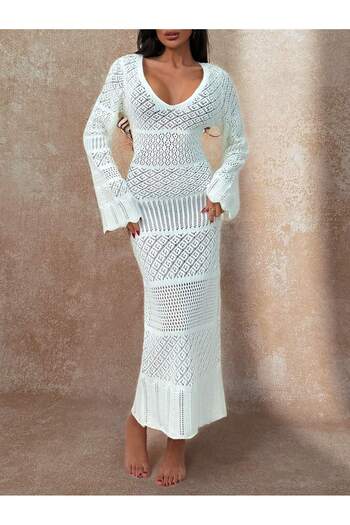 ATE ÖZGÜNEŞ TRİKO TEKSTİL ΓΥΝΑΙΚΕΙΟ Ζευγάρι Φόρεμα Παραλίας Tricot