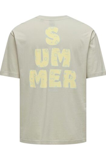 ONLY Men's T-Shirt 22029519   Onsmervyn Life Rlx Summer