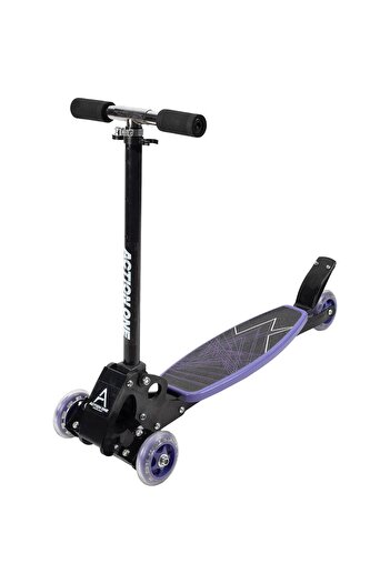 ACTION ONE Rookie 4-wheel folding scooter, purple