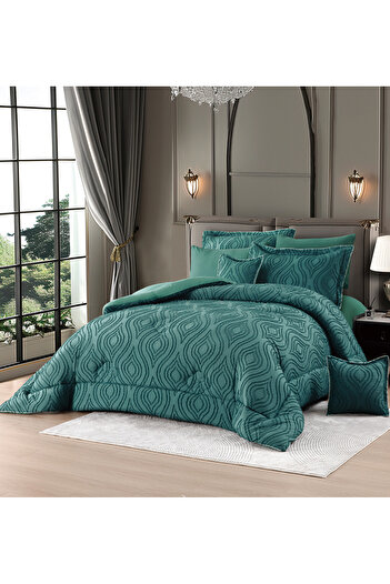 hihome Comforter Set- Bed in a Bag 8 Pieces set
