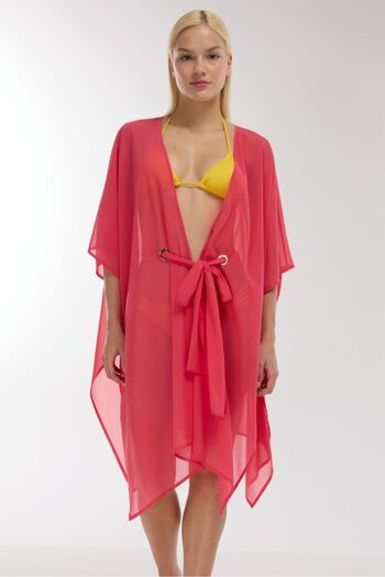 AYYILDIZ Ayyıldız 5905 Fuchsia Beach Dress