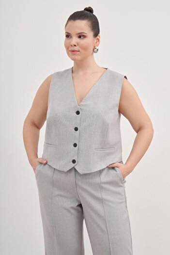 MYLİNE Lined Classic Vest