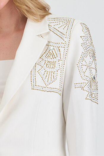 Ted Davıd Stone Detailed Suit