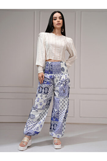 Vishudh By Styli Women Multicolor Ethnic Motifs Printed Pant