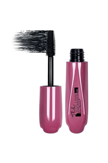 Kiss Beauty Řasenka pro objem a natočení, Kiss Beauty, extrémní natočení, voděodolná, černá, 11 ml