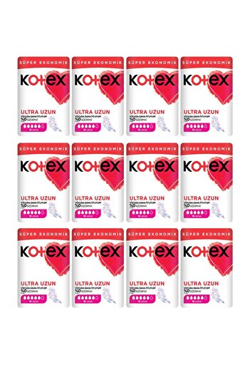 Kotex Ultra Quadro Long 12 X 18
