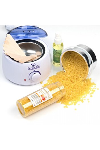 SensoPRO Milano Kit epilare cu ceara tradicionala granule miere SensoPro