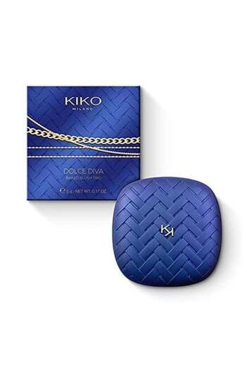 Kiko Fard Obraz, Kiko Milano, Dolce Diva Baked Blush Trio, 02 Better Coral, 5 g
